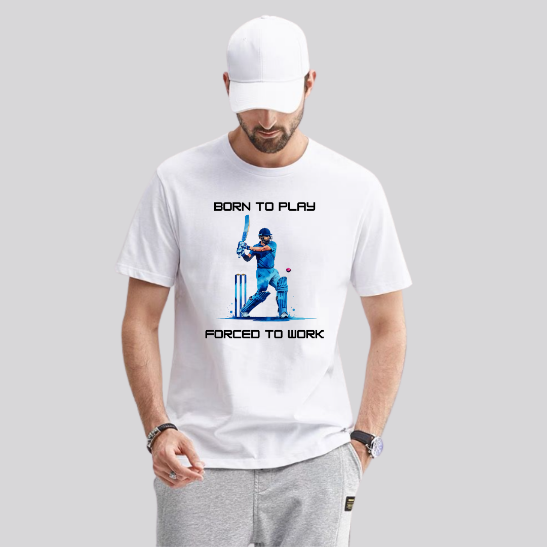 BORN TO PLAY CLASSIC CREW T-SHIRT