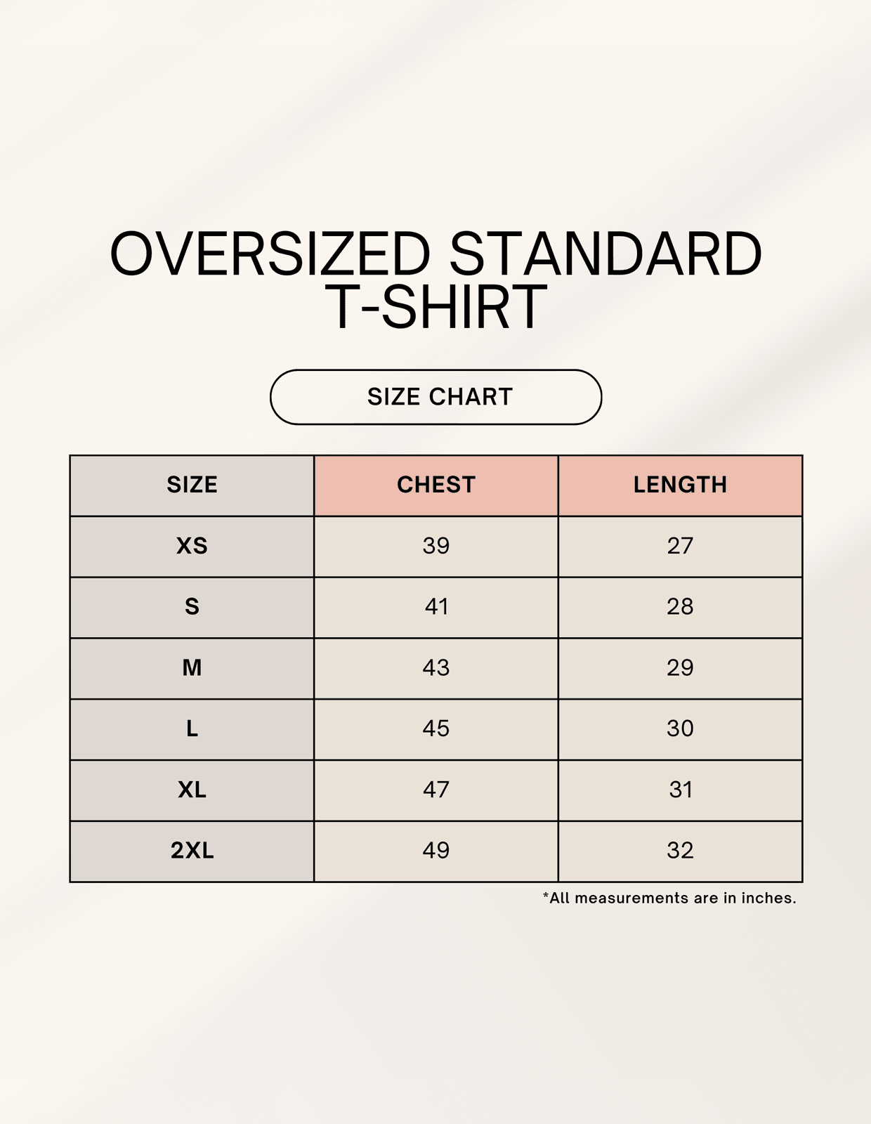 Unisex Oversized Standard T-Shirt - Bellaor