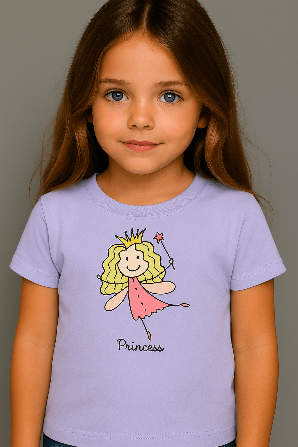 Girl's Crew Neck T-Shirt - Bellaor
