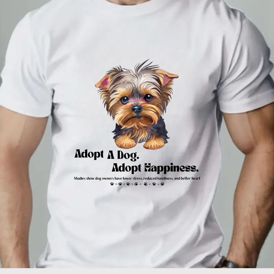 Adopt Happiness Unisex Classic Crew T-Shirt