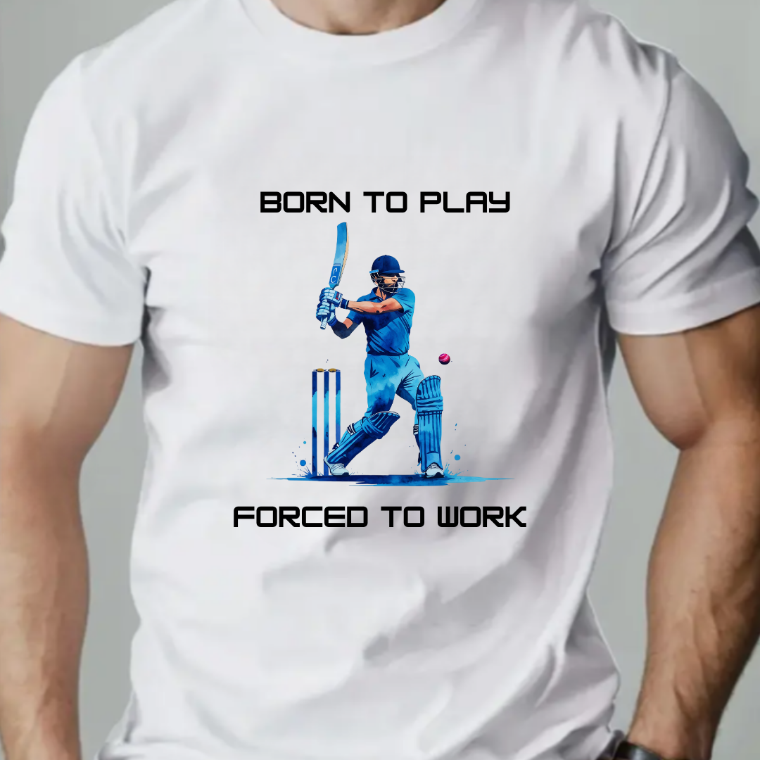 BORN TO PLAY CLASSIC CREW T-SHIRT