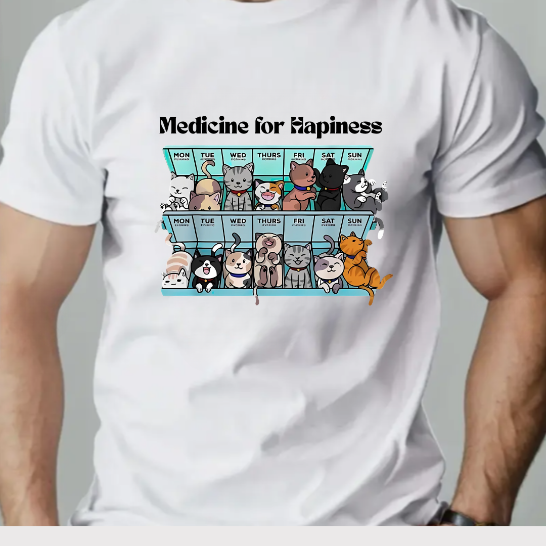 Medicine for Happiness Unisex Classic Crew T-Shirt