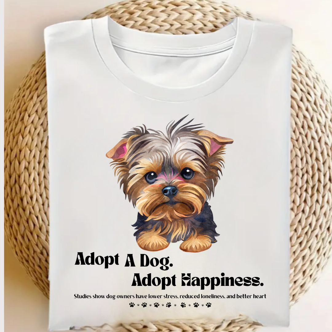 Adopt Happiness Unisex Classic Crew T-Shirt