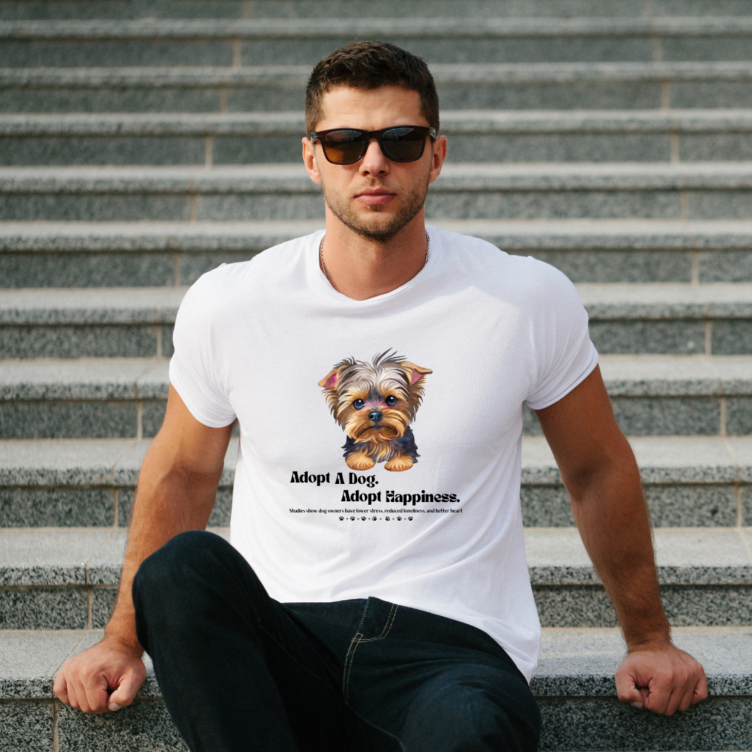 Adopt Happiness Unisex Classic Crew T-Shirt