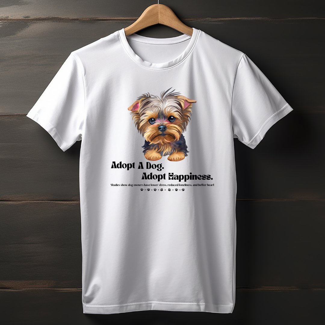 Adopt Happiness Unisex Classic Crew T-Shirt