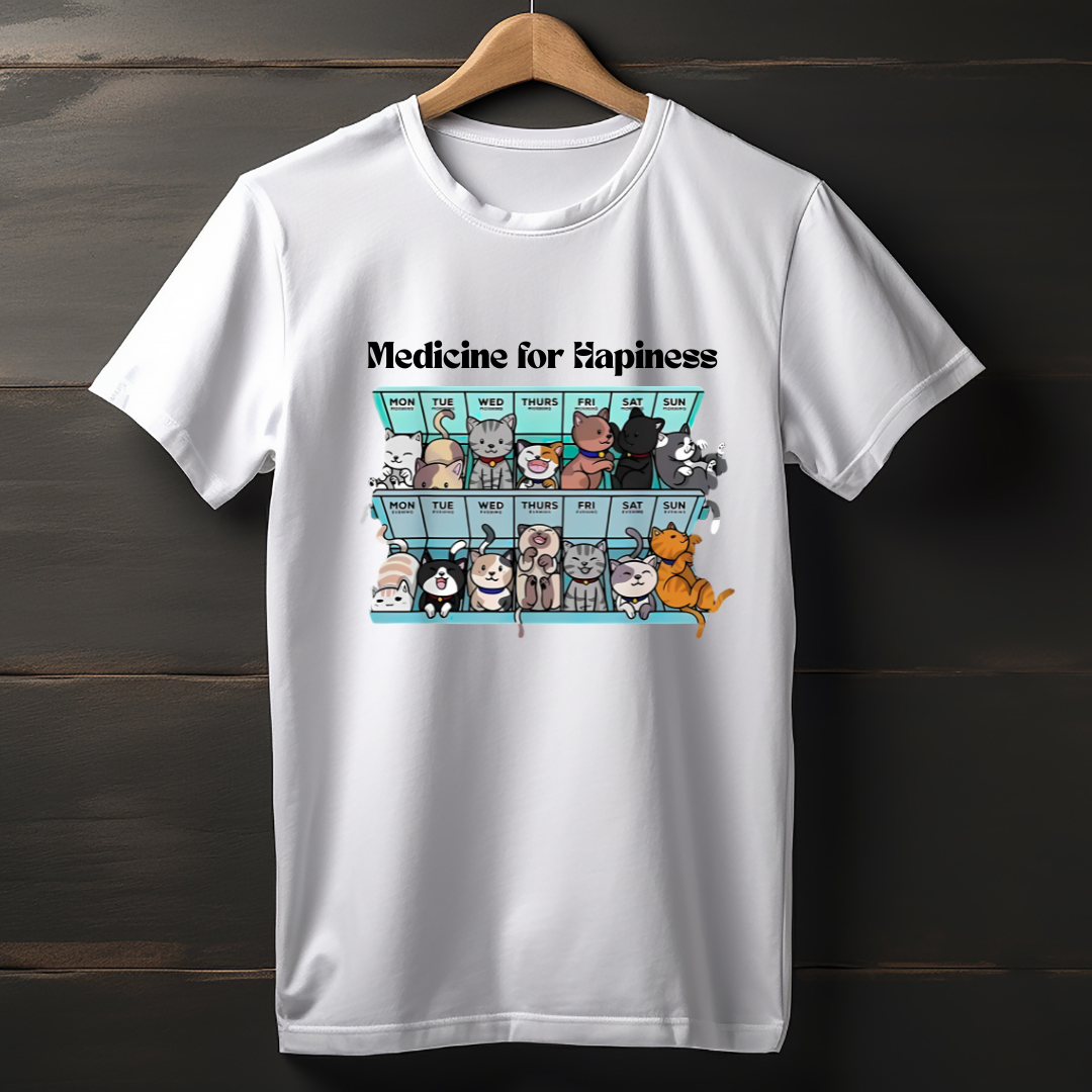 Medicine for Happiness Unisex Classic Crew T-Shirt