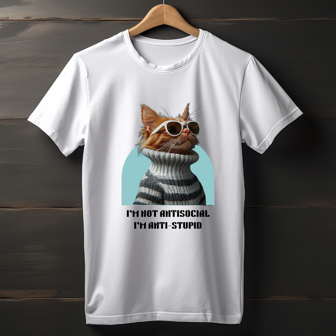 I'm Not Anti-Social Unisex Classic T-Shirt