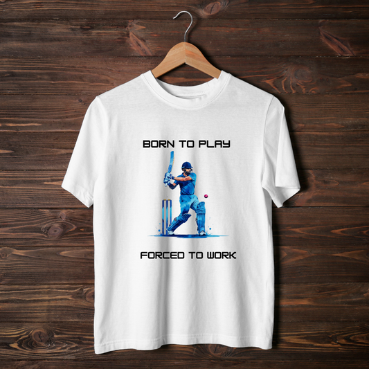 BORN TO PLAY CLASSIC CREW T-SHIRT