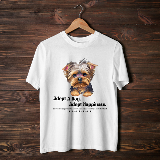 Adopt Happiness Unisex Classic Crew T-Shirt