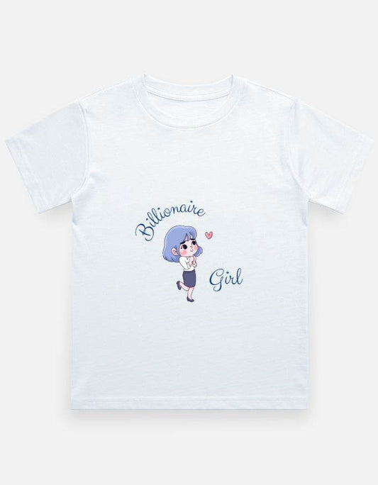 Girl's Crew Neck T-Shirt - Bellaor
