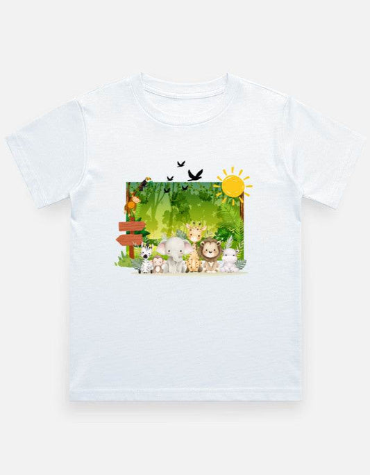 Boy's Crew Neck T-Shirt - Bellaor