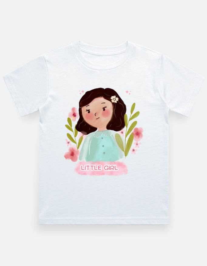 Girl's Crew Neck T-Shirt - Bellaor