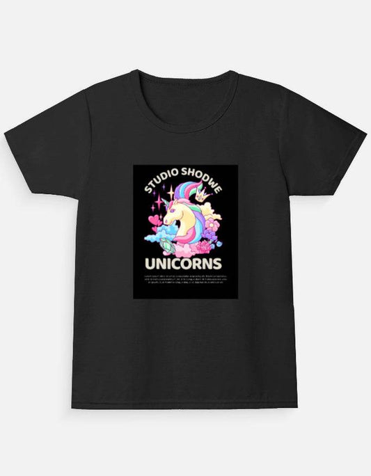 Girl's Crew Neck T-Shirt - Bellaor
