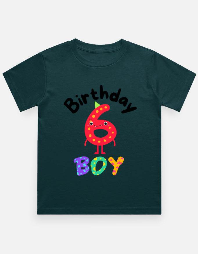 Boy's Crew Neck T-Shirt - Bellaor