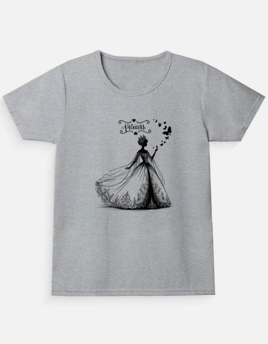 Girl's Crew Neck T-Shirt - Bellaor