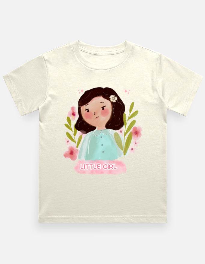 Girl's Crew Neck T-Shirt - Bellaor