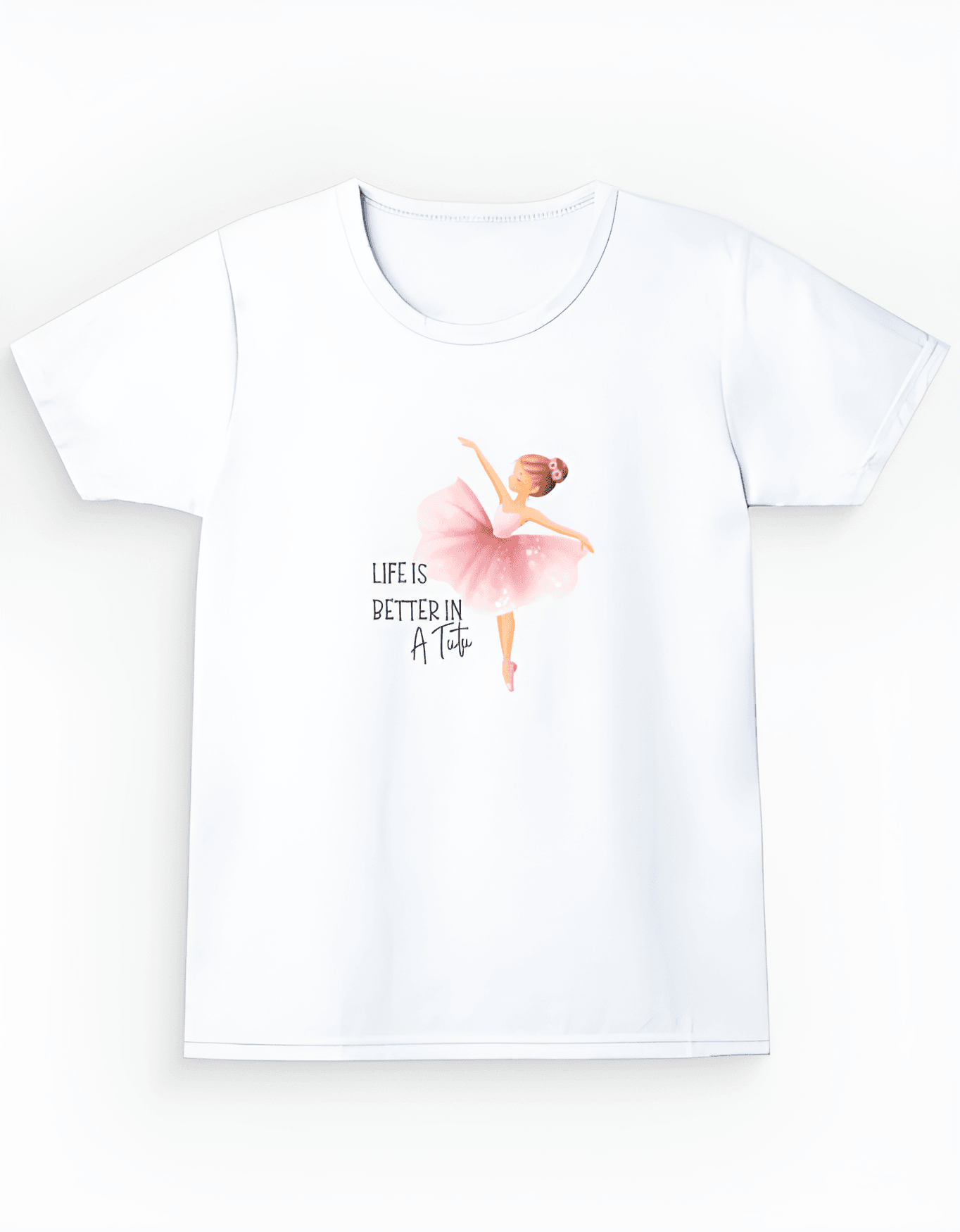 Girl's Crew Neck T-Shirt - Bellaor