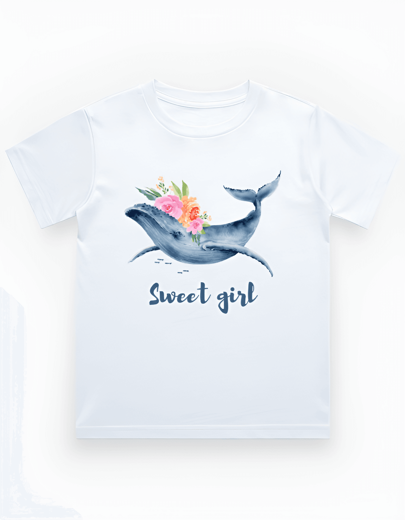 Girl's Crew Neck T-Shirt - Bellaor