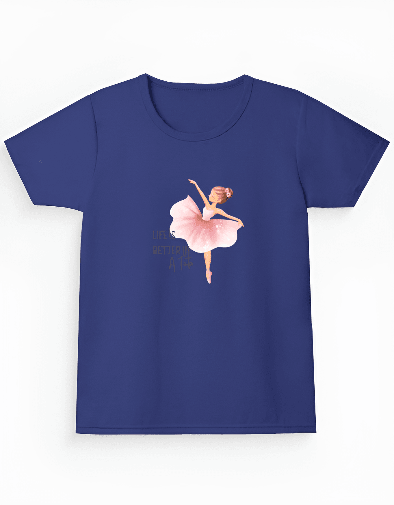 Girl's Crew Neck T-Shirt - Bellaor