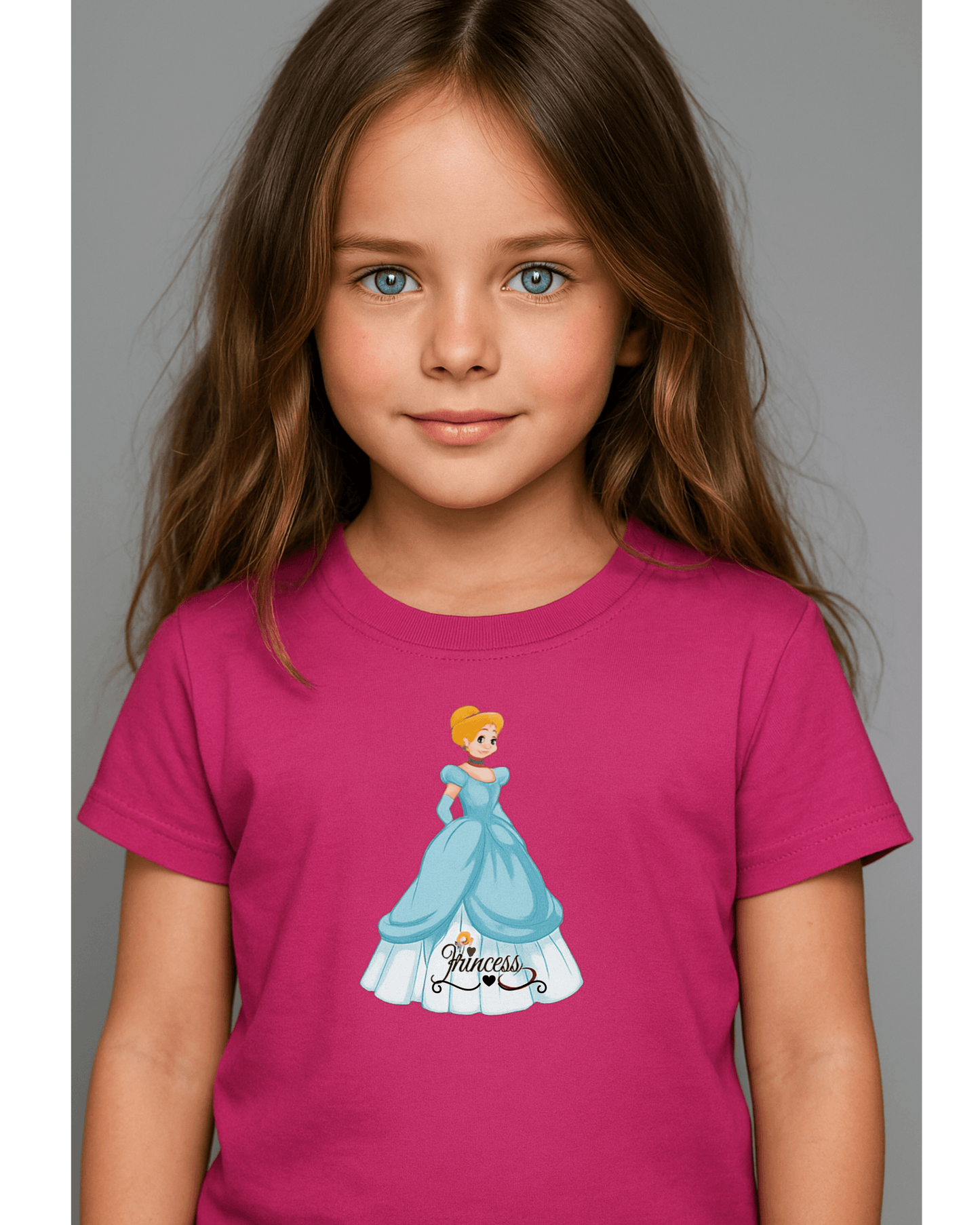 Girl's Crew Neck T-Shirt - Bellaor