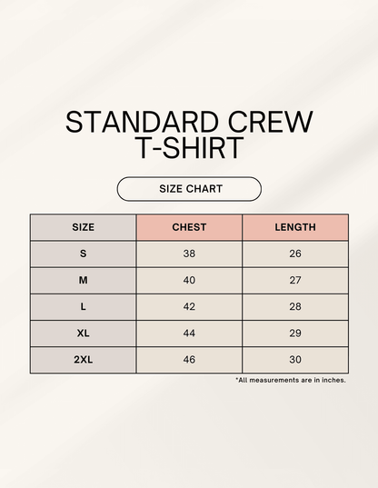 Unisex Standard Crew T-Shirt - Bellaor
