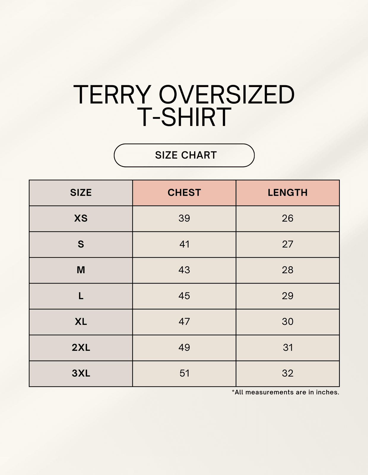 Unisex Terry Oversized Tee - Bellaor