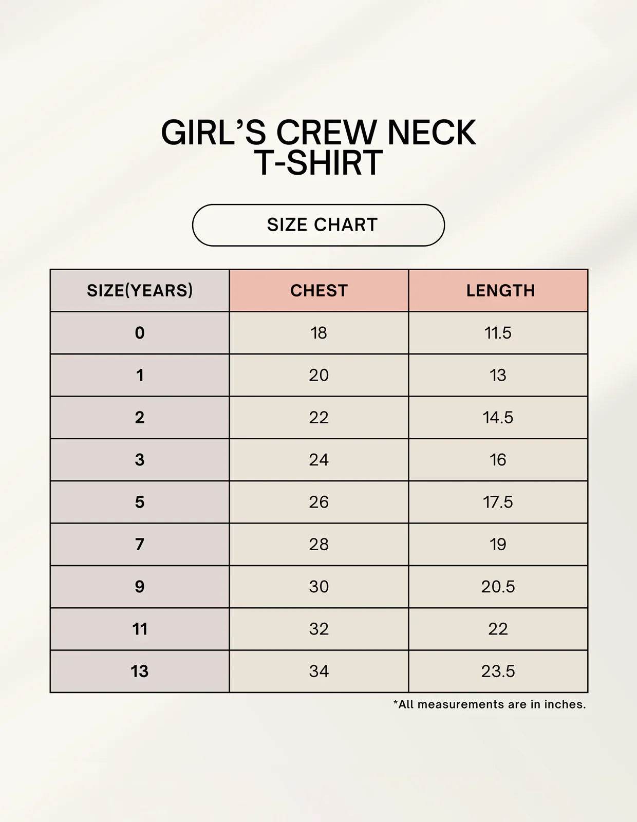 Girl's Crew Neck T-Shirt - Bellaor