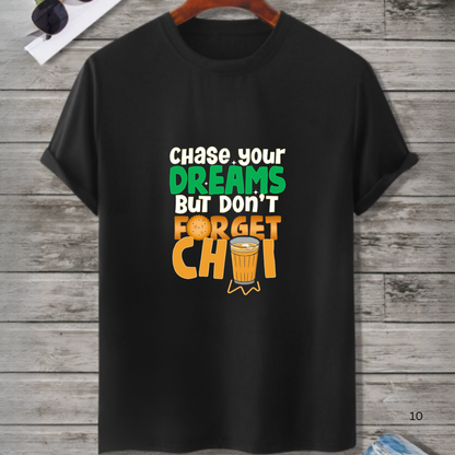 Chai Is Chai & Dreams Unisex Graphic Oversized T-Shirt