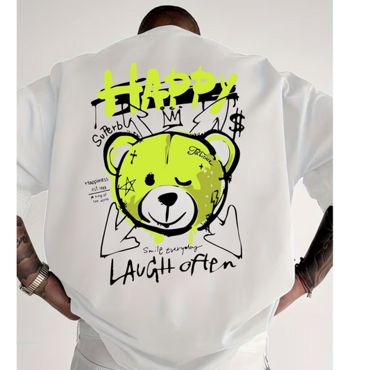 Laugh Often Unisex Terry Oversized Tee