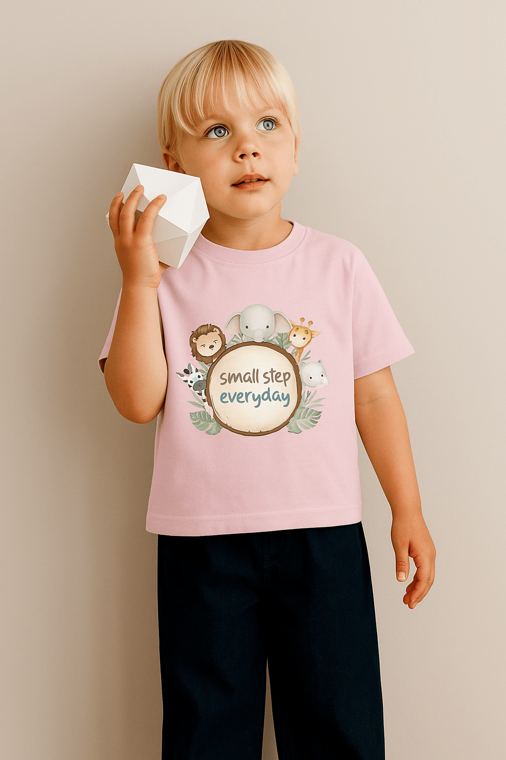 Boy's Crew Neck T-Shirt - Bellaor