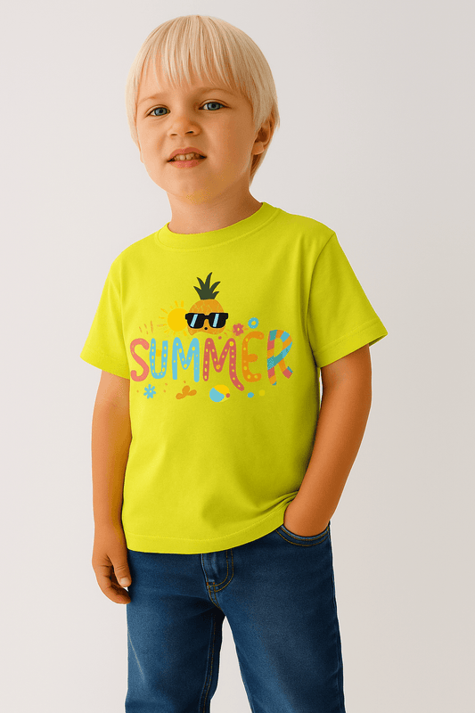 Boy's Crew Neck T-Shirt - Bellaor