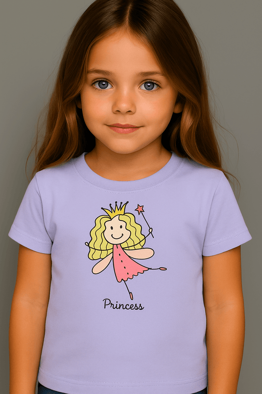 Girl's Crew Neck T-Shirt - Bellaor