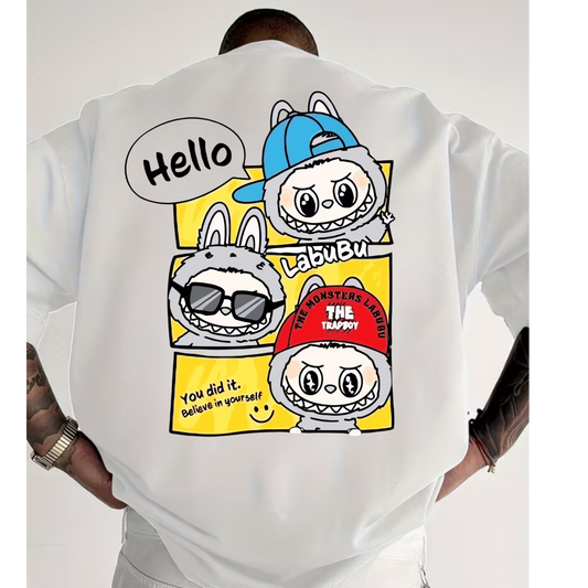 Labubu Unisex Terry Oversized Tee