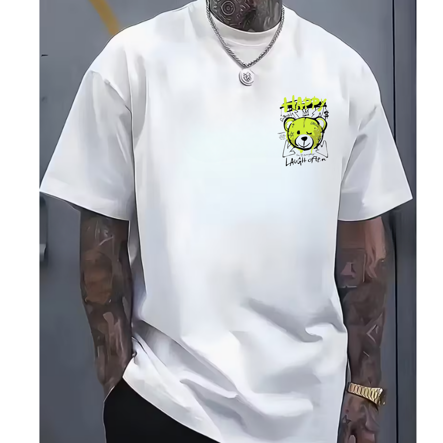 Laugh Often Unisex Terry Oversized Tee