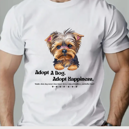 Adopt Happiness Unisex Classic Crew T-Shirt