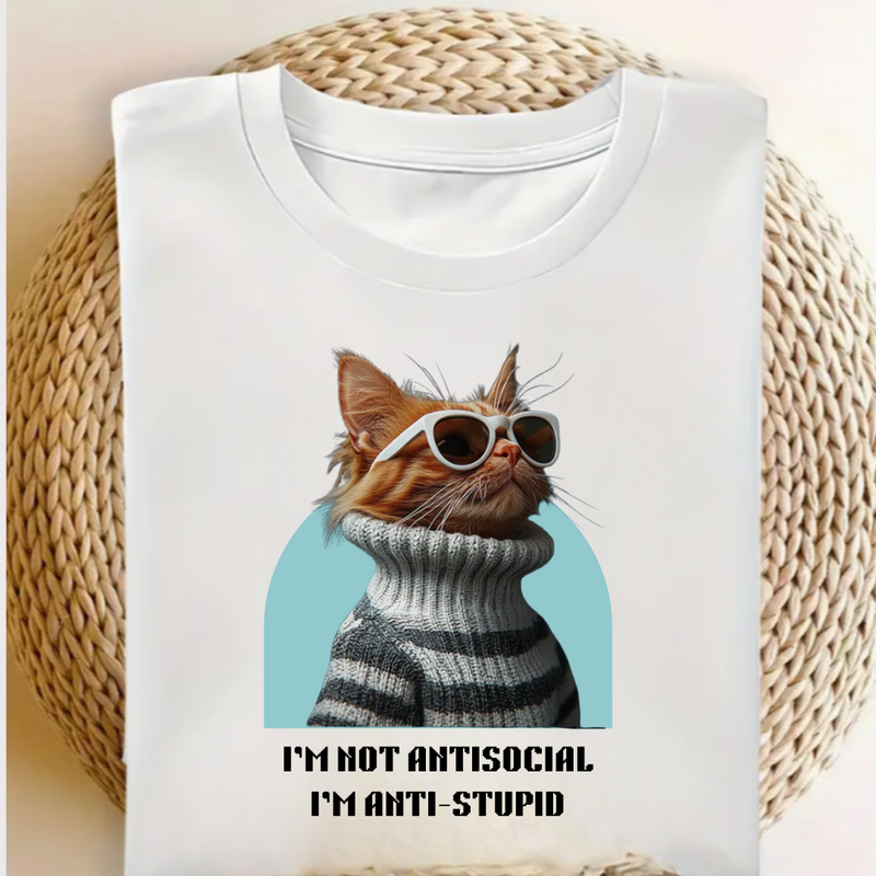 I'm Not Anti-Social Unisex Classic  T-Shirt