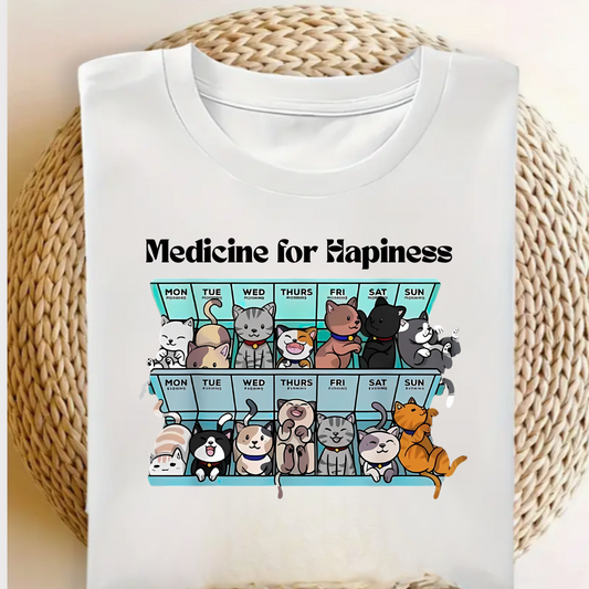 Medicine for Happiness Unisex Classic Crew T-Shirt