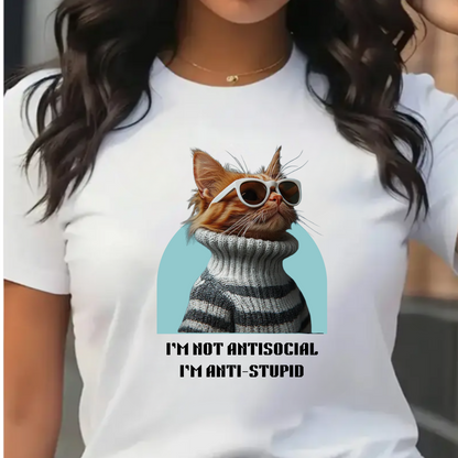 I'm Not Anti-Social Unisex Classic  T-Shirt