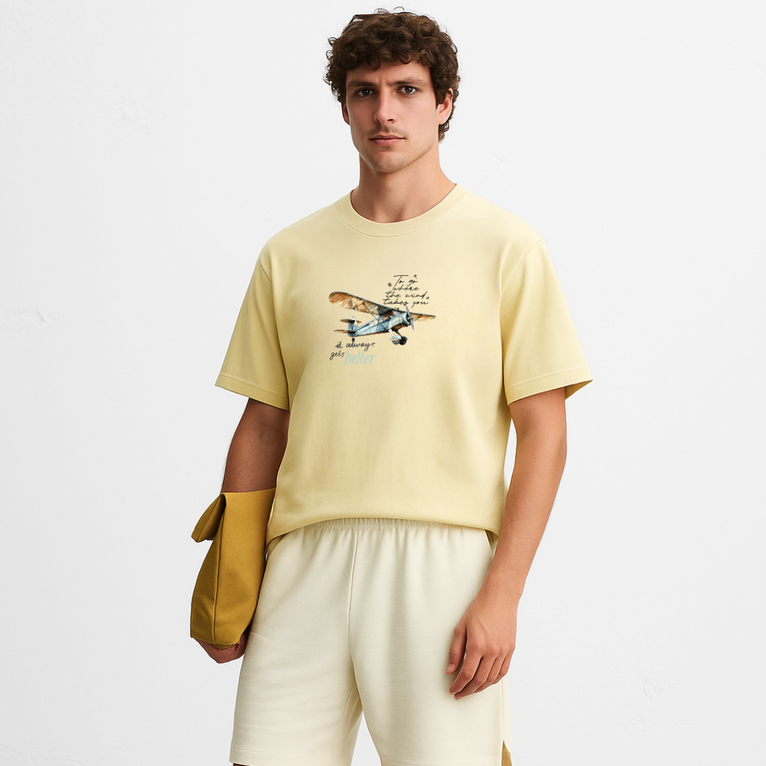 Go with the flow Unisex Oversized Standard T-Shirt