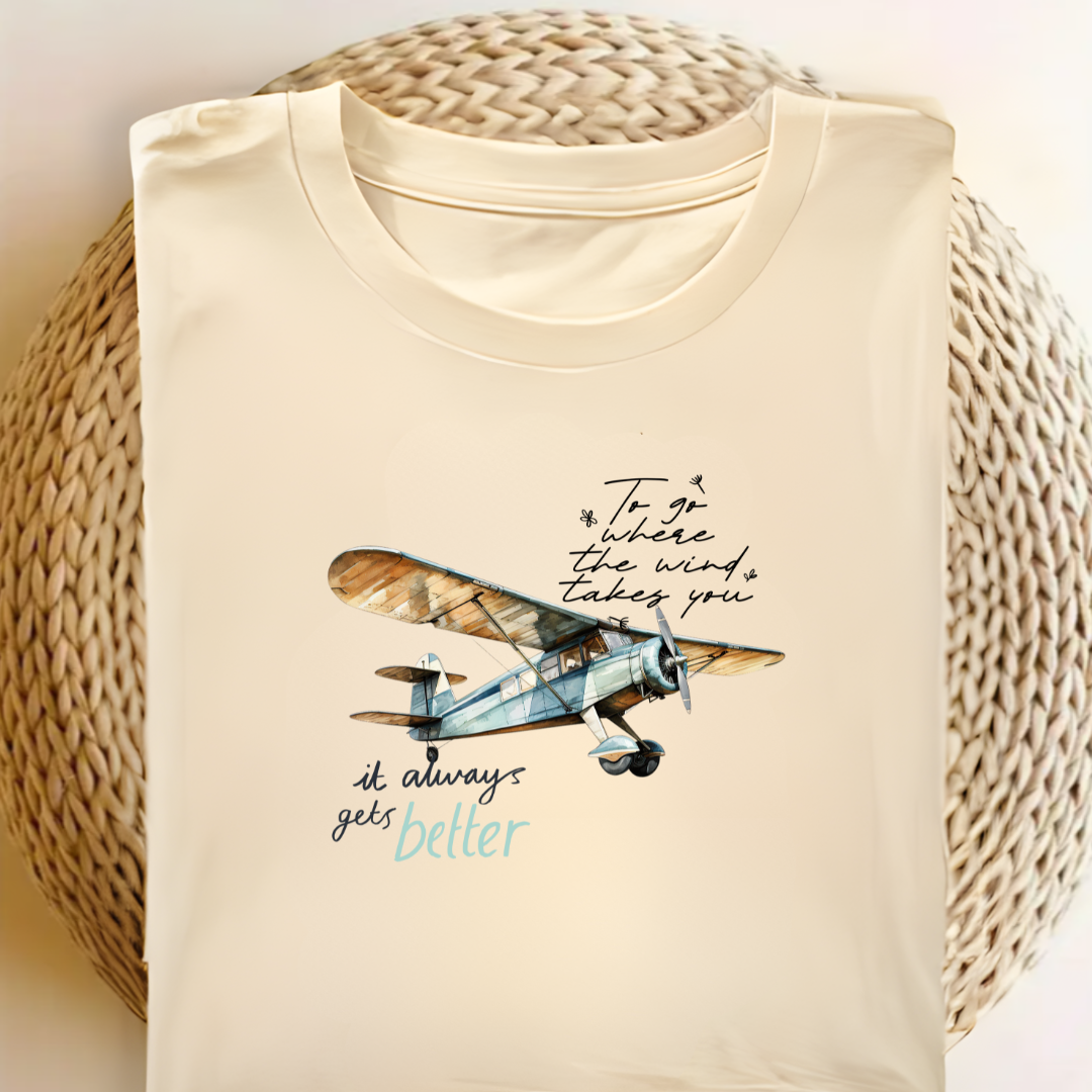 Go with the flow Unisex Oversized Standard T-Shirt