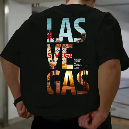 LAS VEGAS_ Unisex Terry Oversized Tee