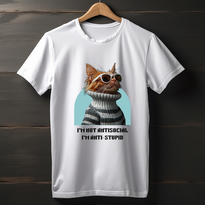 I'm Not Anti-Social Unisex Classic  T-Shirt