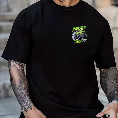 Monster Truck_ Unisex Terry Oversized Tee