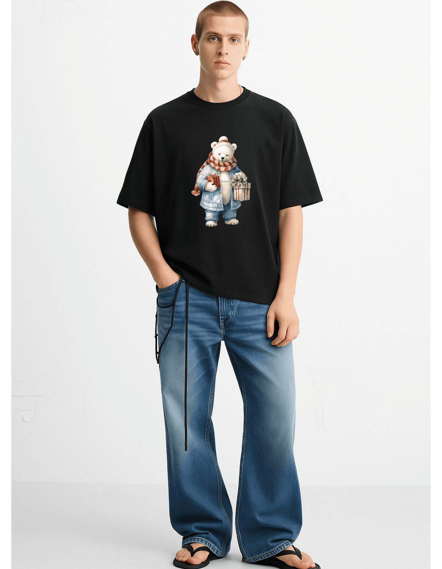 Unisex Terry Oversized Tee - Bellaor