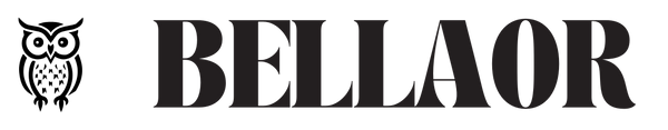 Bellaor logo with an owl icon on a white background