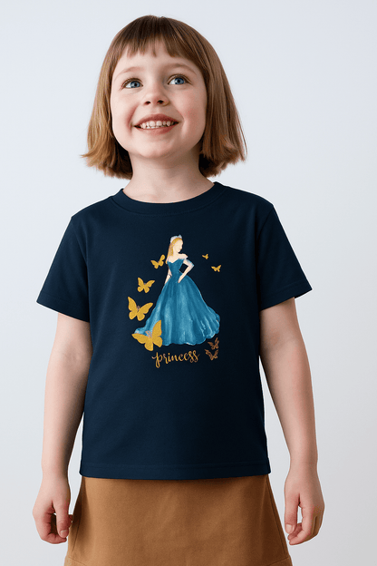 Girl's Crew Neck T-Shirt - Bellaor