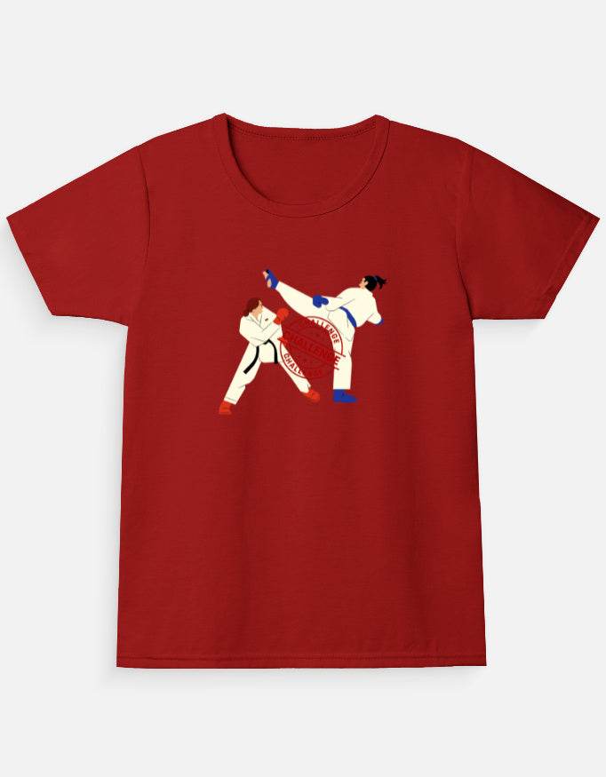 Girl's Crew Neck T-Shirt - Bellaor