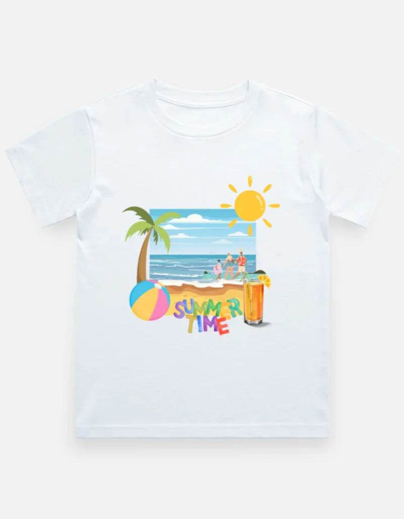 Boy's Crew Neck T-Shirt - Bellaor