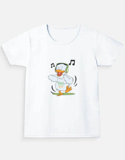 Girl's Crew Neck T-Shirt - Bellaor