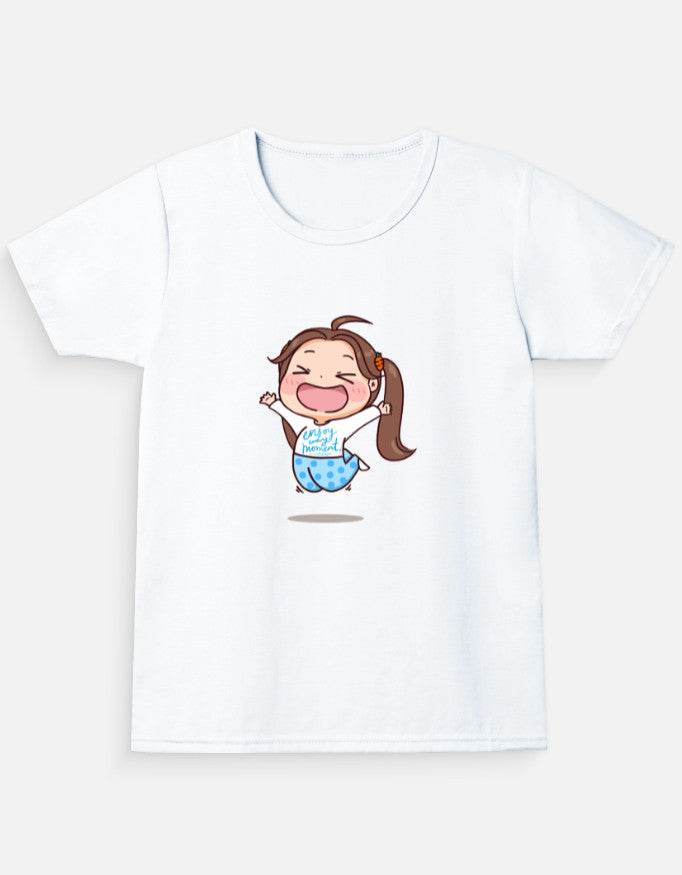 Girl's Crew Neck T-Shirt - Bellaor